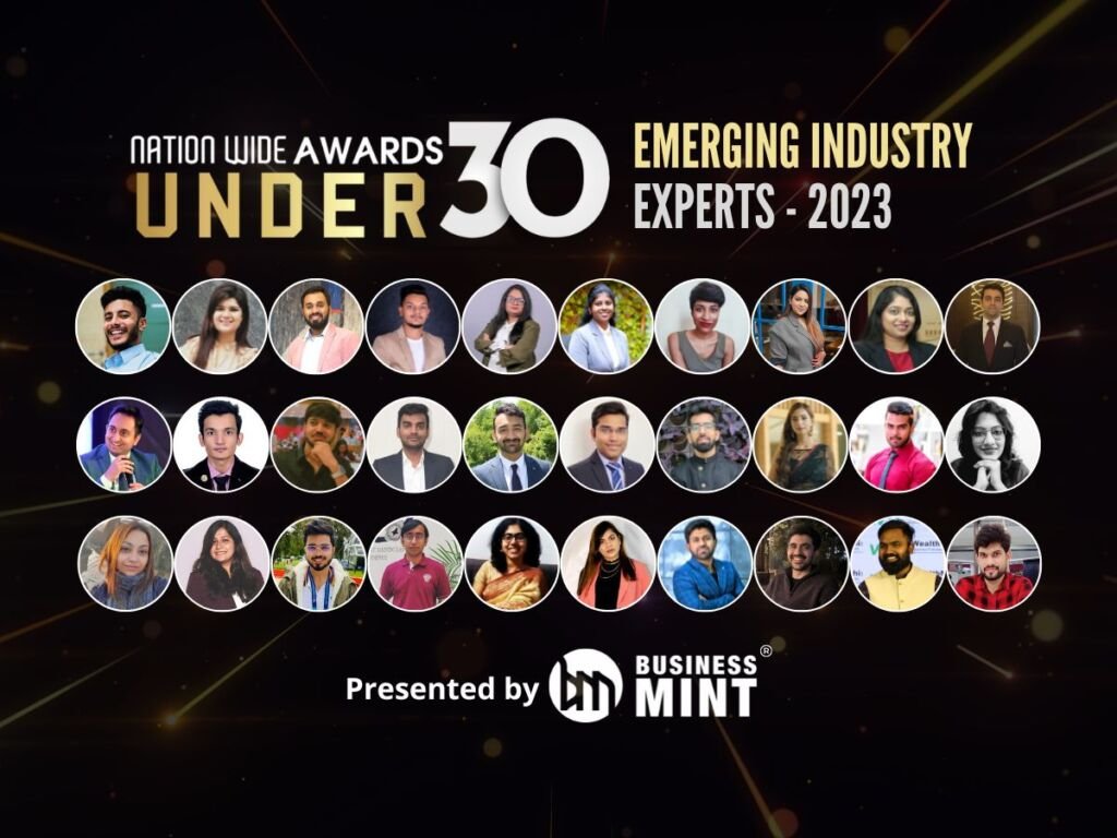 The 2023 recipients of the Business Mint Nationwide Awards for Under 30 Emerging Industry Experts