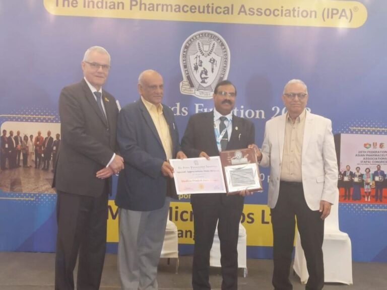 IPA MP State Branch, Indore Received Special Appreciation Award at Ipc-2023 Held in Nagpur: Dr. Anil Kharia, Honorary President, IPA MP STATE BRANCH Received the National Award during IPC 2023