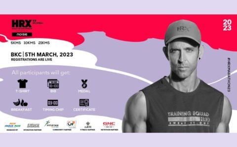 HRX by Hrithik Roshan announces the First Edition of their Half Marathon on Sunday, 5th March 2023 at BKC, Mumbai