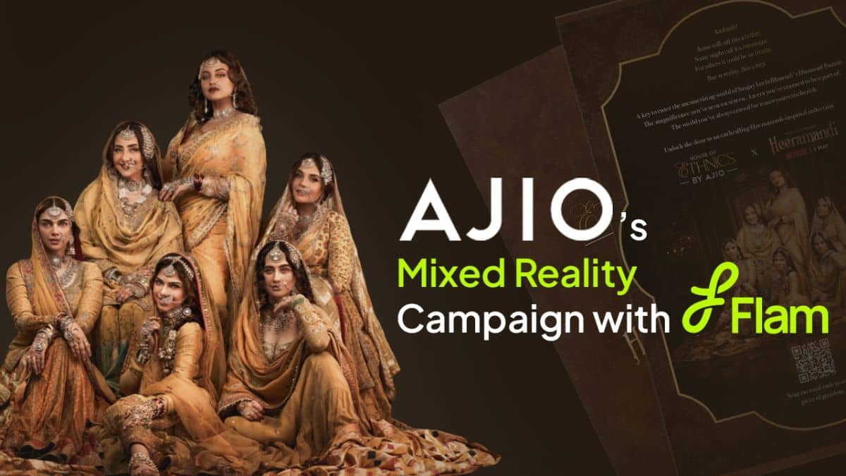 AJIO and Flam’s MR Campaign: A Shopper’s Journey into the Opulence of Heeramandi