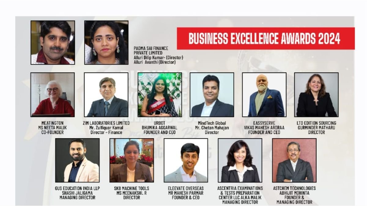 Business Excellence Awards 2024 organized by Corporate Connect