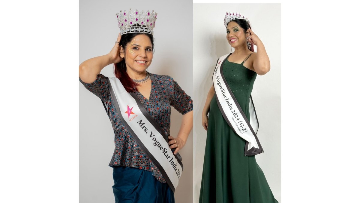 Rashmi Kashyap crowned Mrs. VogueStar India at the prestigious VogueStar show 2024