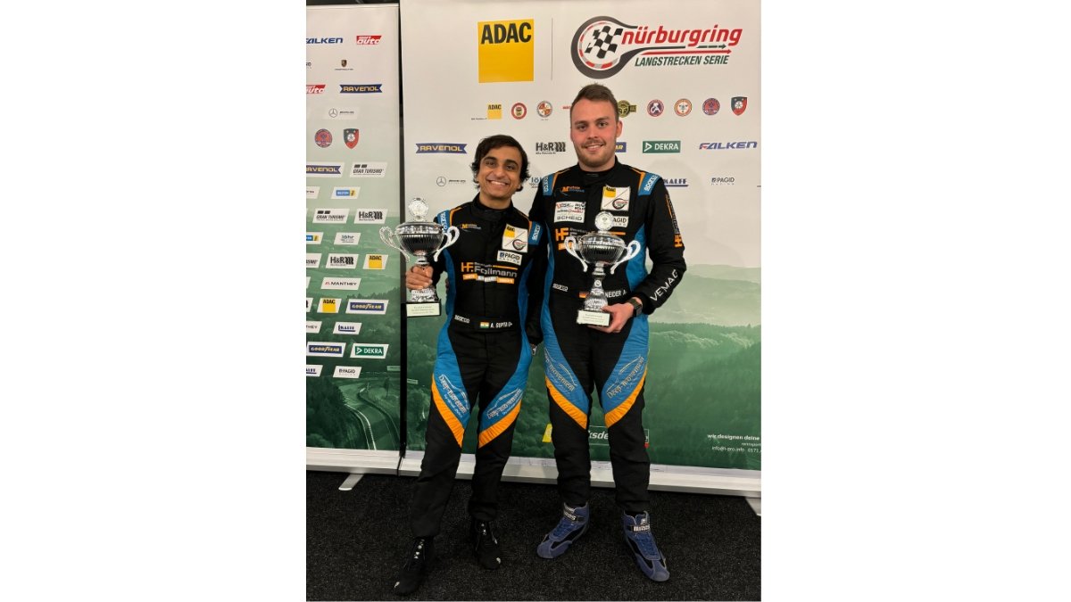 Indian Racing Driver Akshay Gupta crowned Vice Champion at the final round of the Nürburgring Langstrecken-Serie