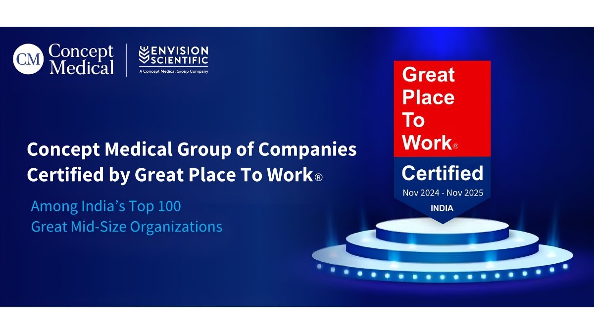 Concept Medical Group Earns Prestigious Great Place to Work Certification