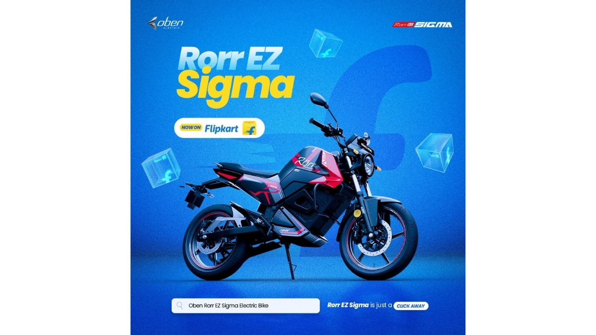 Oben Electric’s Rorr EZ Sigma Now Available on Flipkart