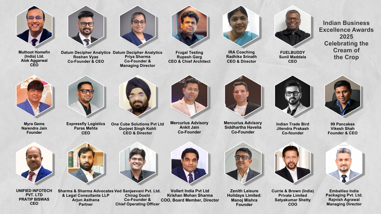 Indian Business Excellence Awards 2025 Celebrating the Cream of the Crop